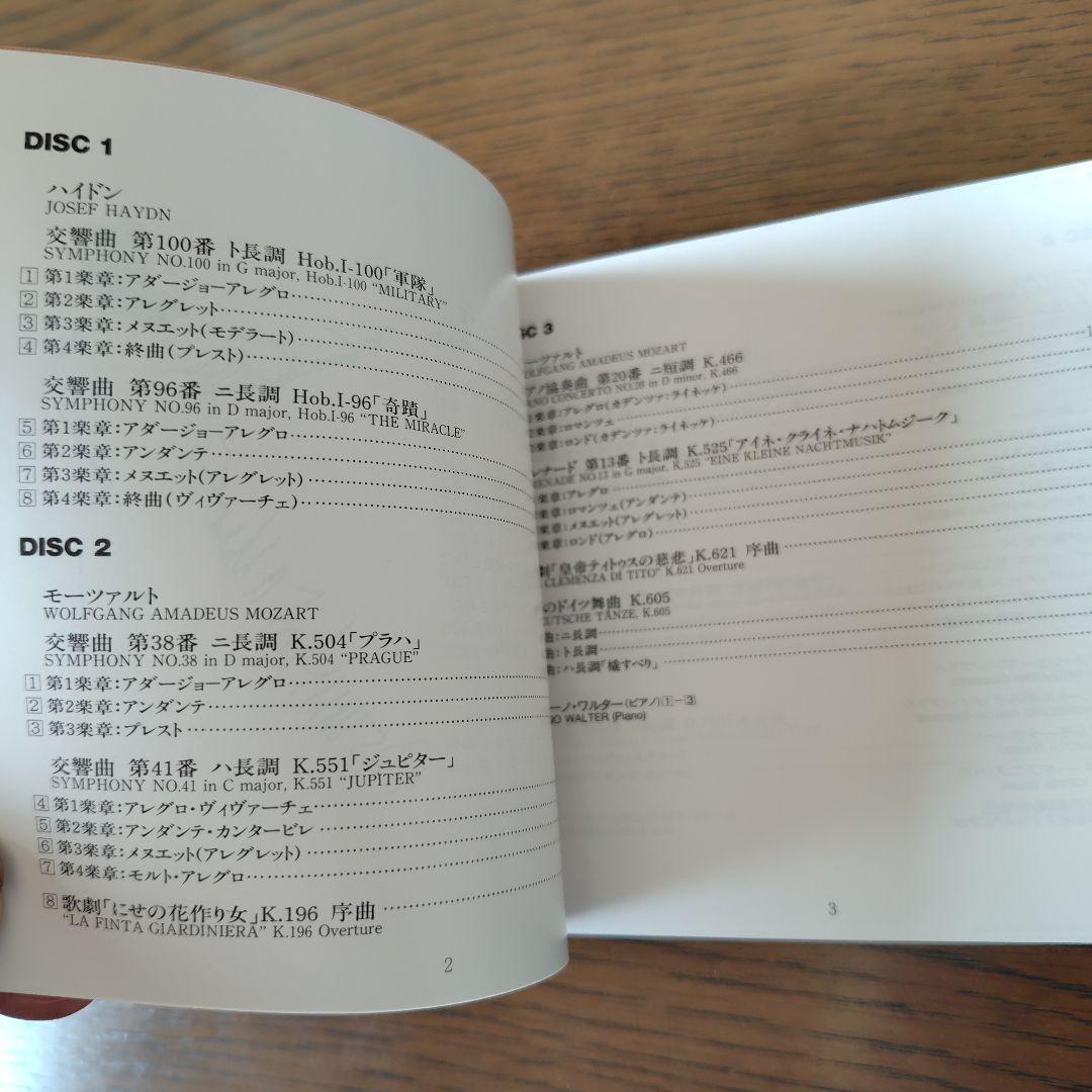CD14枚組　ブルーノ・ワルターの芸術⑴ / ウィーン・フィルハーモニー管弦楽団