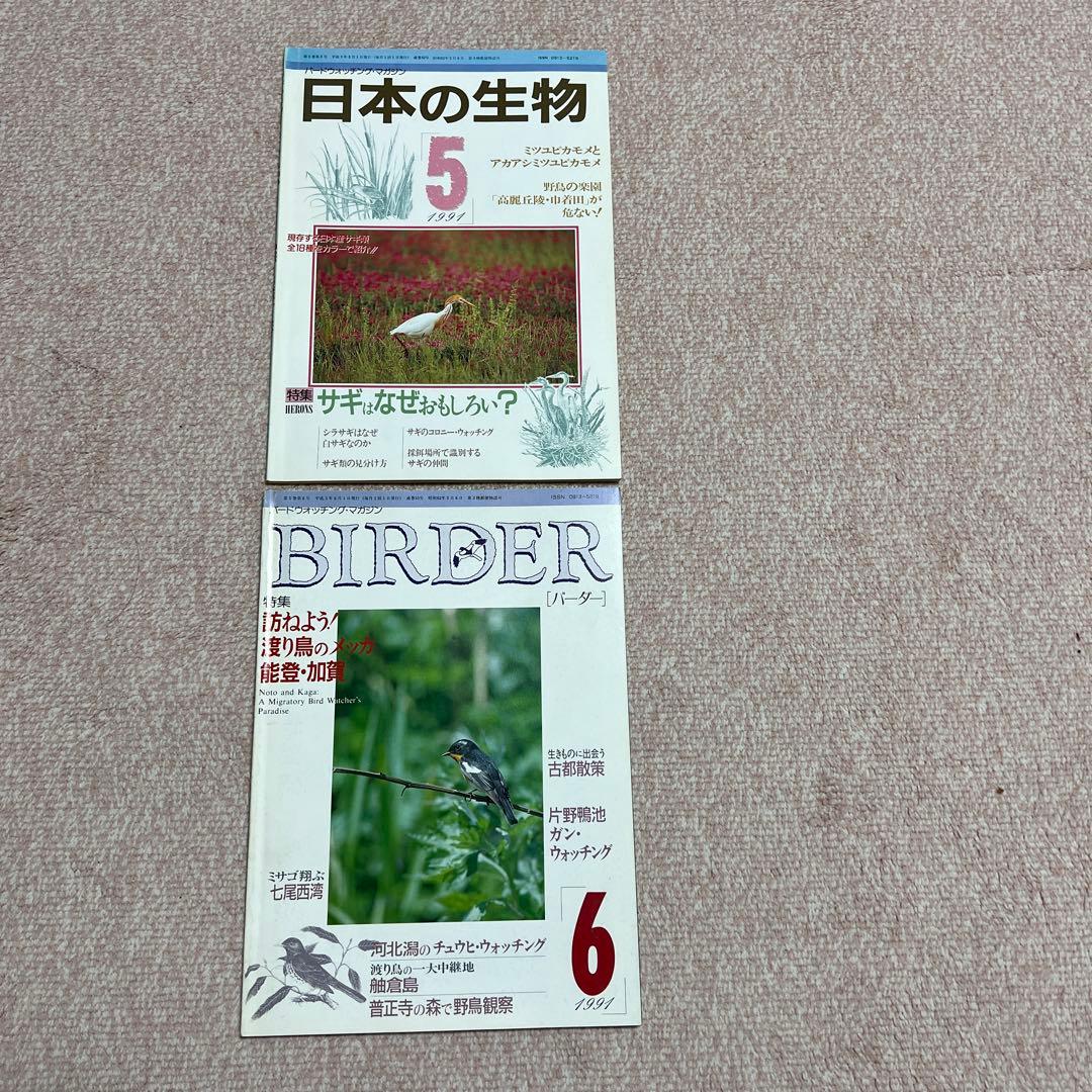 BIRDER バーダー（月刊日本の生物）　　　　　　　　441冊 37年分