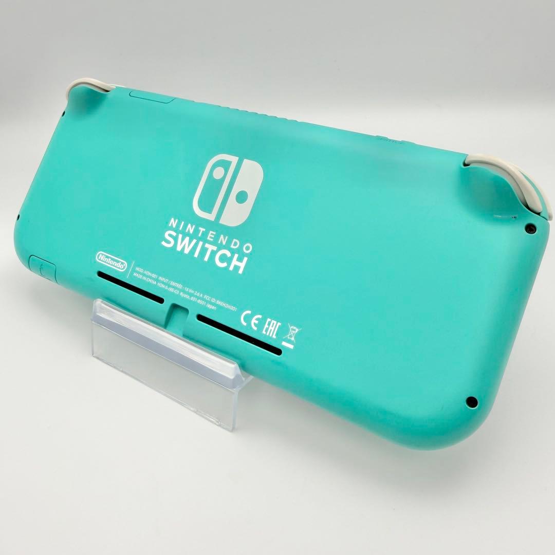 【極美品】Nintendo Switch Lite ターコイズ 箱付 AC付