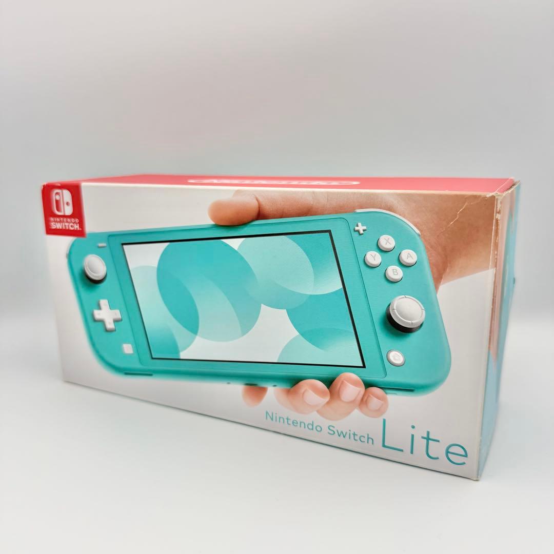 【極美品】Nintendo Switch Lite ターコイズ 箱付 AC付