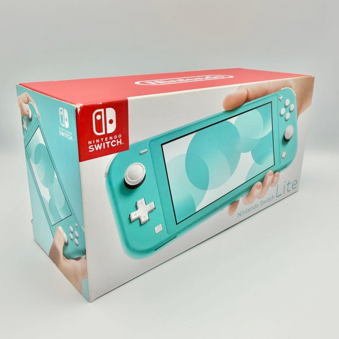 【極美品】Nintendo Switch Lite ターコイズ 箱付 AC付