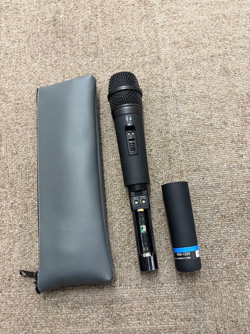 【極美品】TOA ワイヤレスマイク ハンド型 WM-1220 動作良好 希少純正