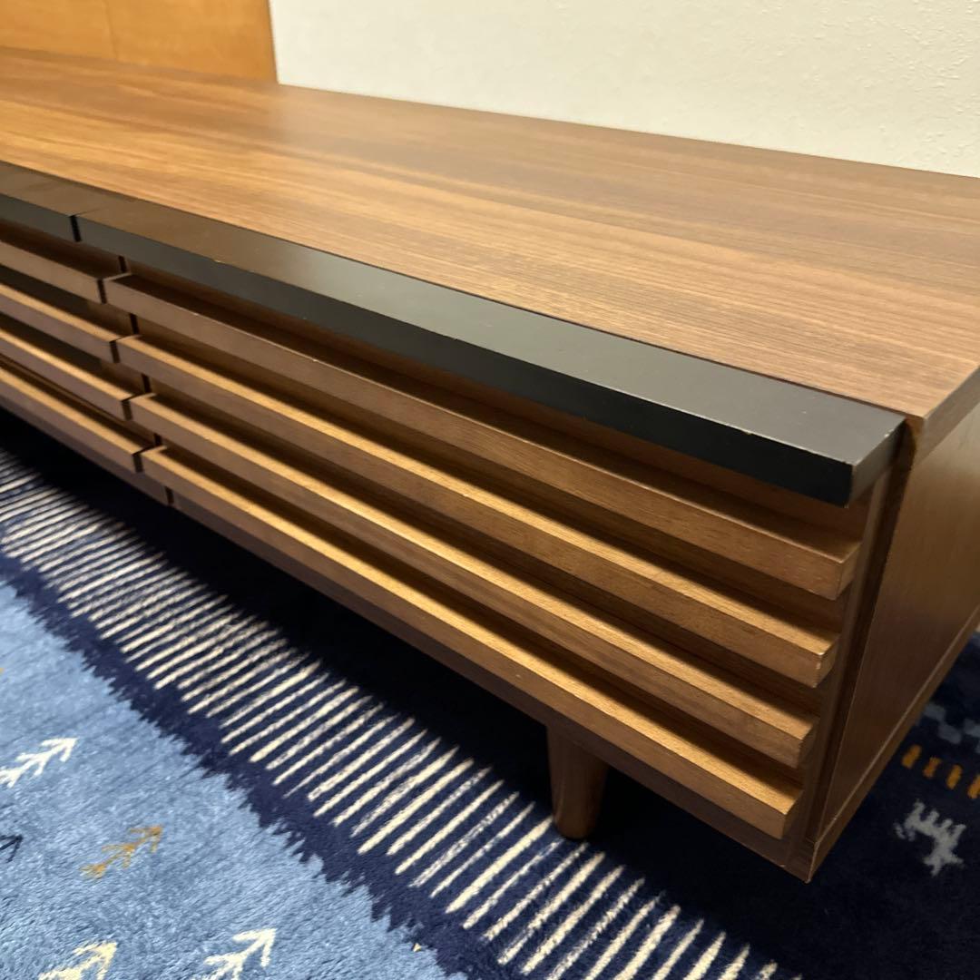 美品モダンデザイン 液晶テレビ台 ダークブラウン使用期間1年弱引取り希望&配達も
