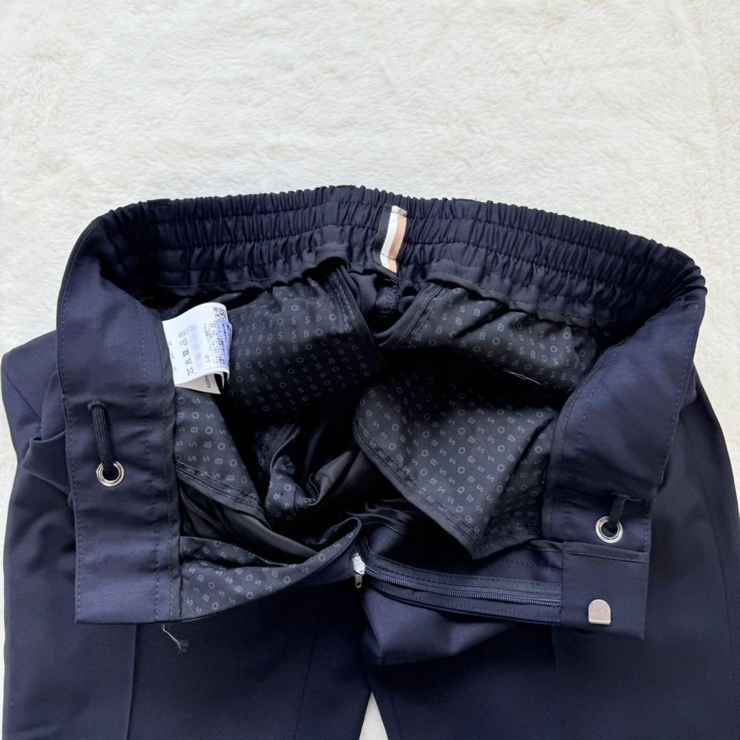 新品 現行 BOSS スリムフィットパンツ バージンウールサージ