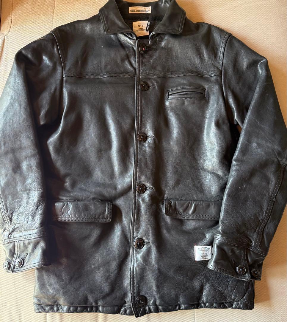 bedwin レザーカーコート 野村訓市