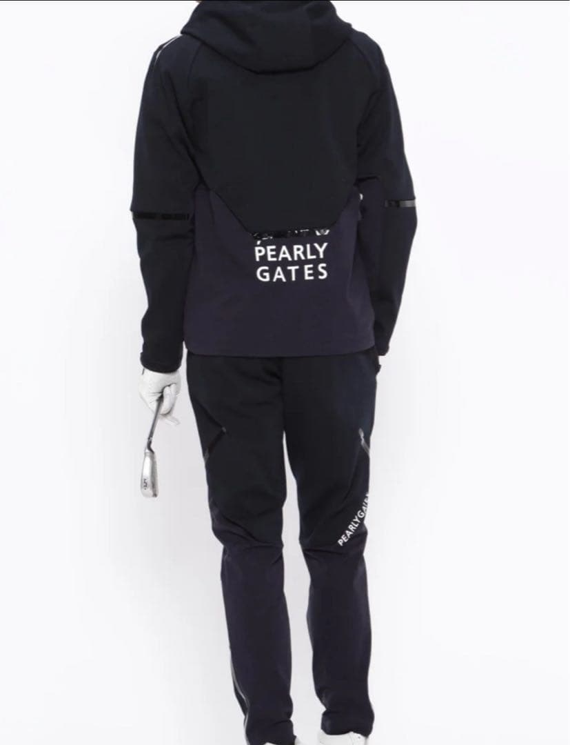 新品　パーリーゲイツ　パンツ　ストレッチ　テーパード　ネイビー　サイズ7