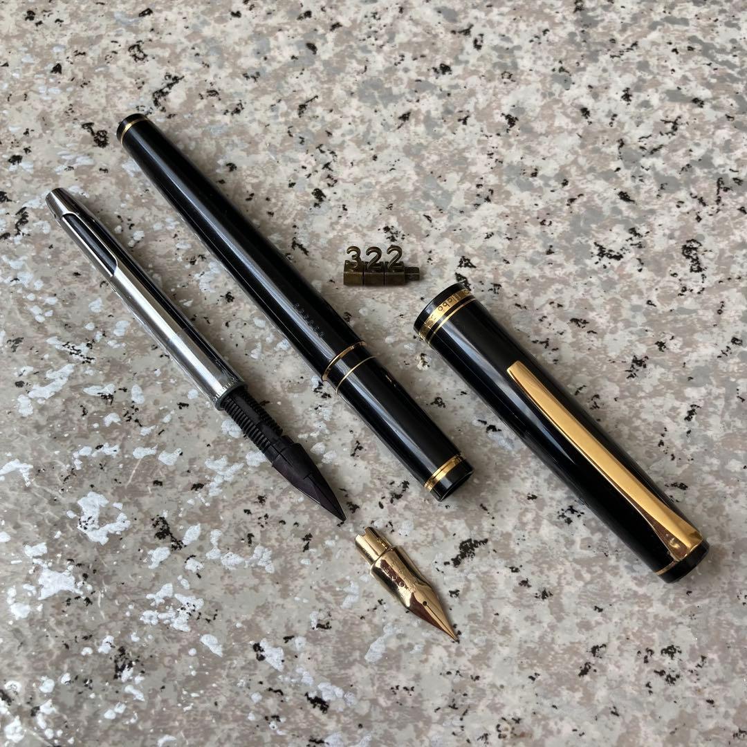 #322 オーバーホール済み 万年筆 パイロット PILOT Elabo 14k