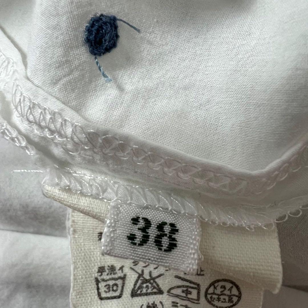 ミナペルホネン♡刺繍　ワンピース　ランドリー　hoshi hana 白