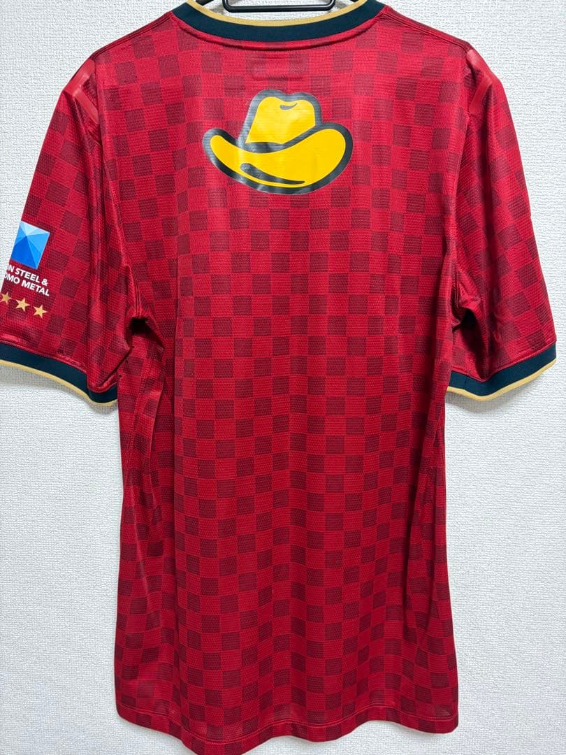 【美品】鹿島アントラーズ　ユニフォーム　XL 2014シーズンモデル　背番号なし