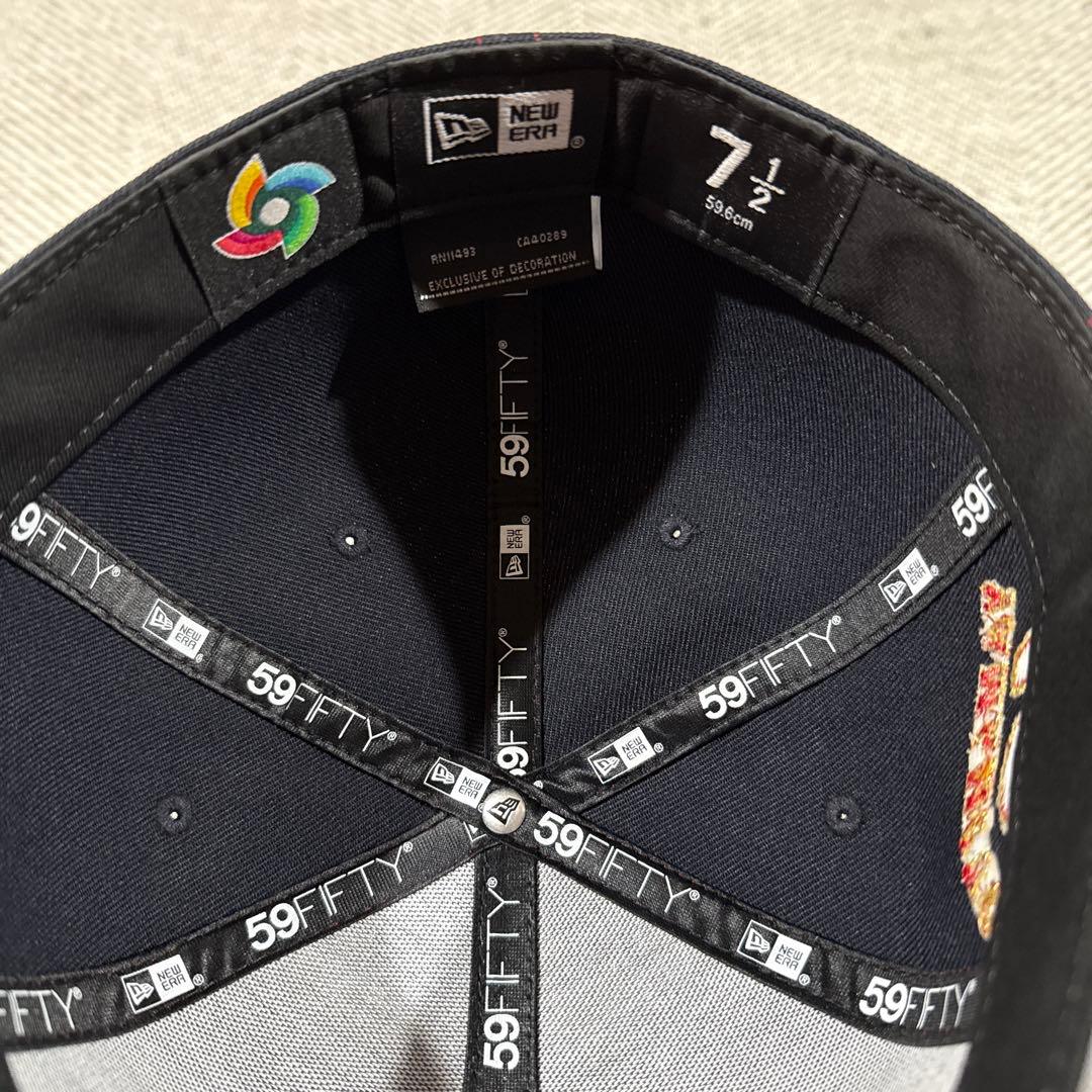 日本代表 59FIFTY キャップ 山本由伸　刺繍入り　7 1/2