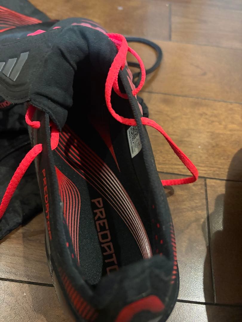 adidas プレデターエリートFT FGブラック×レッド28.0