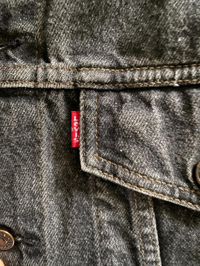 Levi’s 70503 02 先染めブラック サイズL ユーロ製