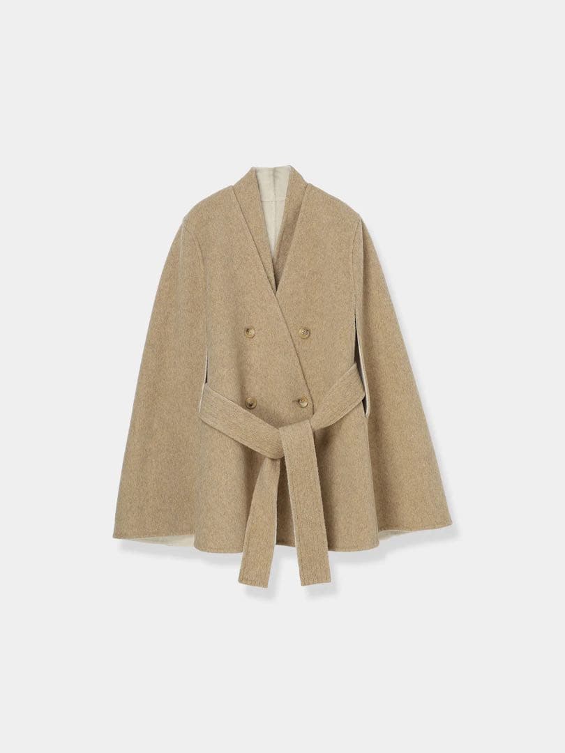 限定価格【laubeblanc】Dual Face Cape Coat