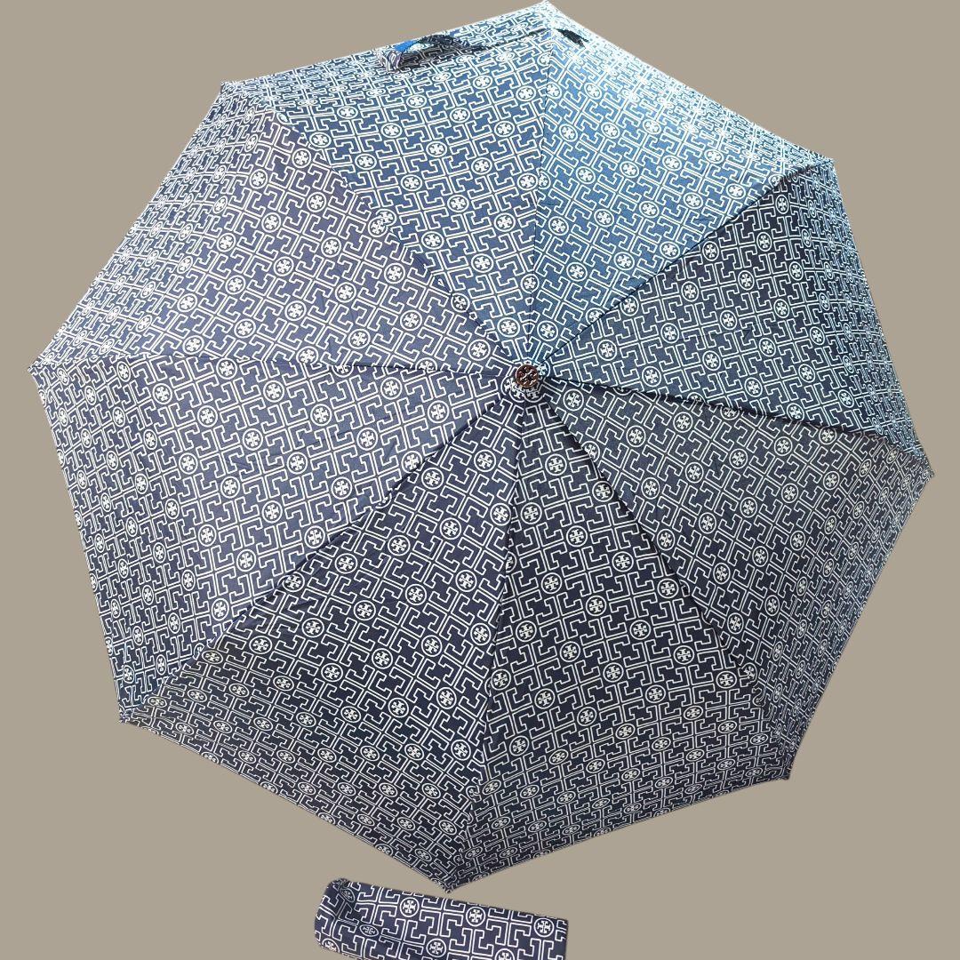 新品 Tory Burch トリーバーチ 折りたたみ傘 幾何学模様