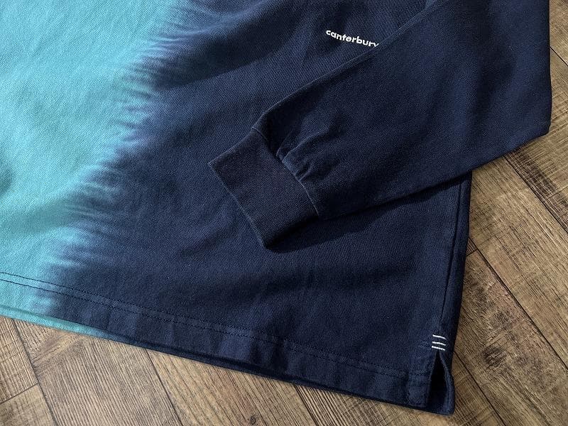 希少 XL 新品 カンタベリー 天竺 ラガー シャツ 長袖 ポロシャツ ジェイド