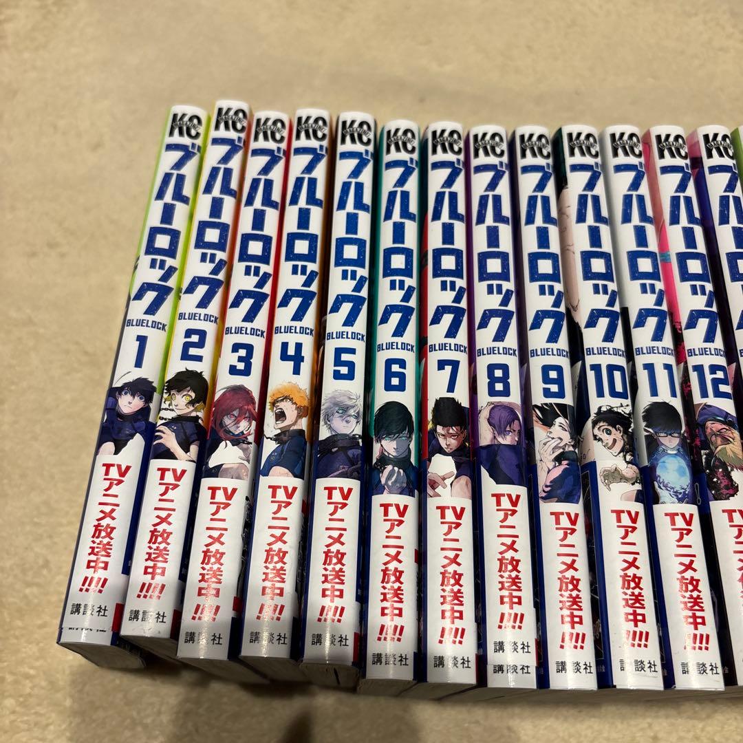 ブルーロック漫画1～23とメンバーについての本