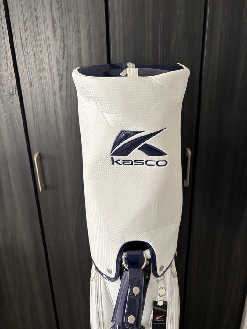 Kasco キャディバッグ ホワイト・ネイビー
