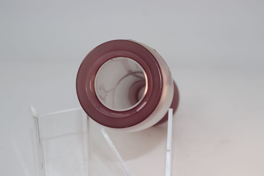 KAMEI GLASS 花瓶 グラデーションパープル 21cm