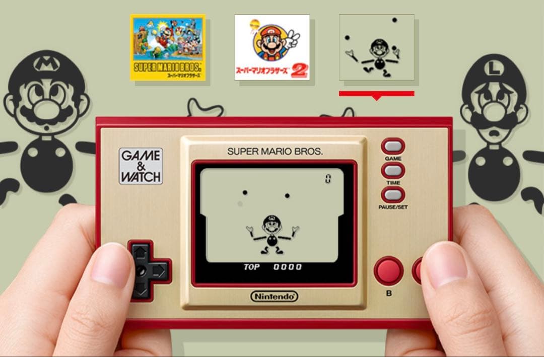 ゲーム&ウオッチ スーパーマリオブラザーズ　35周年