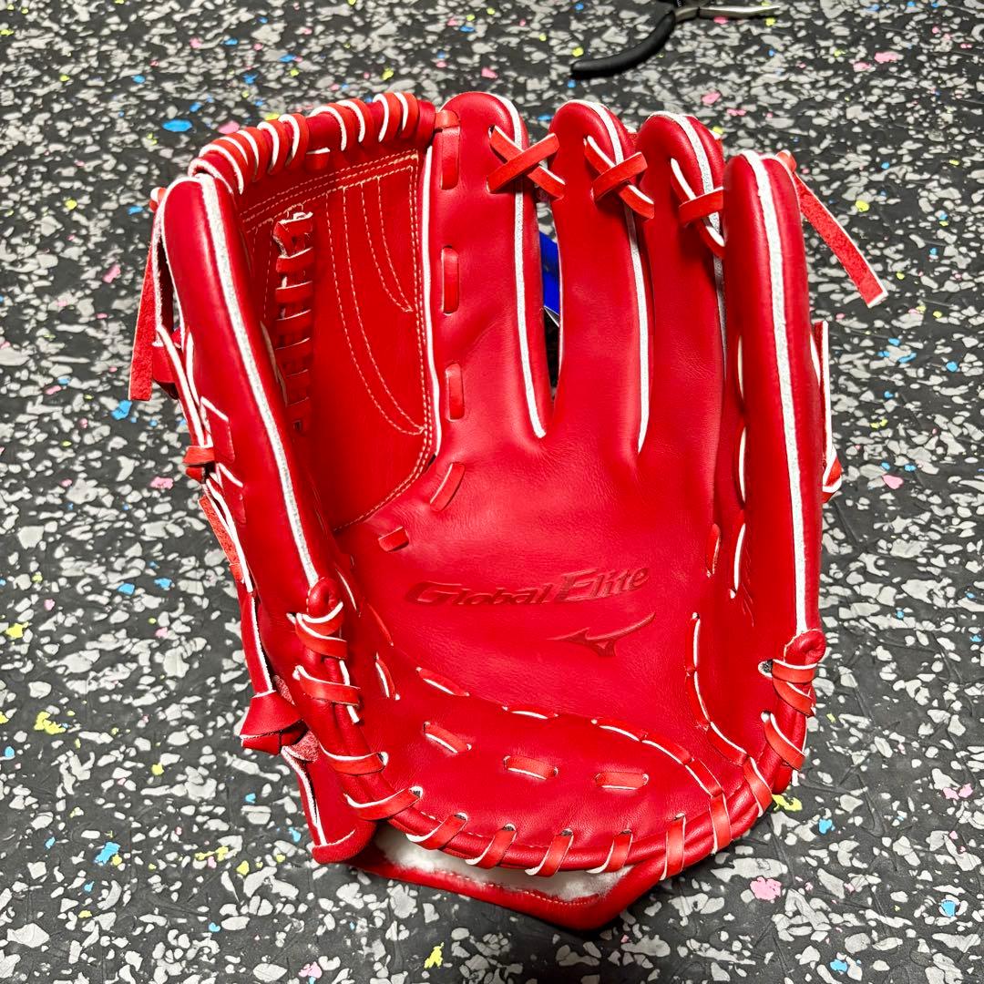 ミズノ グローバルエリート 投手用 硬式用 ラディッシュ グローブ FFバンド