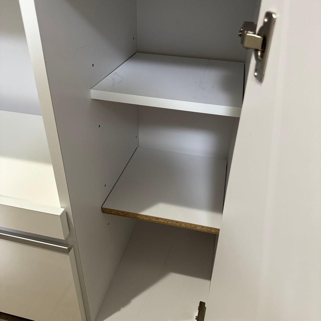 【期間限定値下げ‼️】大川家具　ナポリ　食器棚　ホワイト