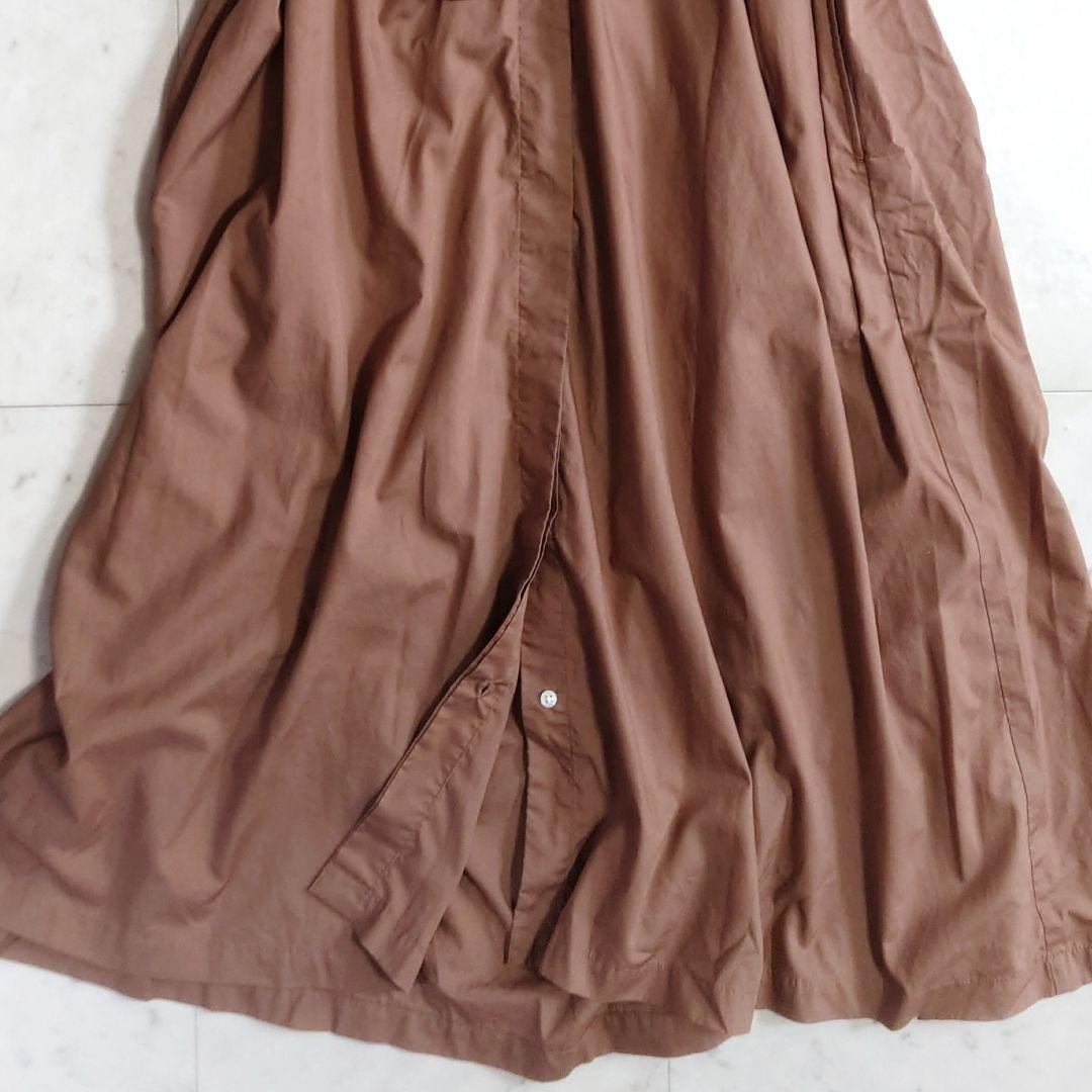 美品♪ アーバンリサーチドアーズ ウエストベルト ロングシャツワンピース 比翼