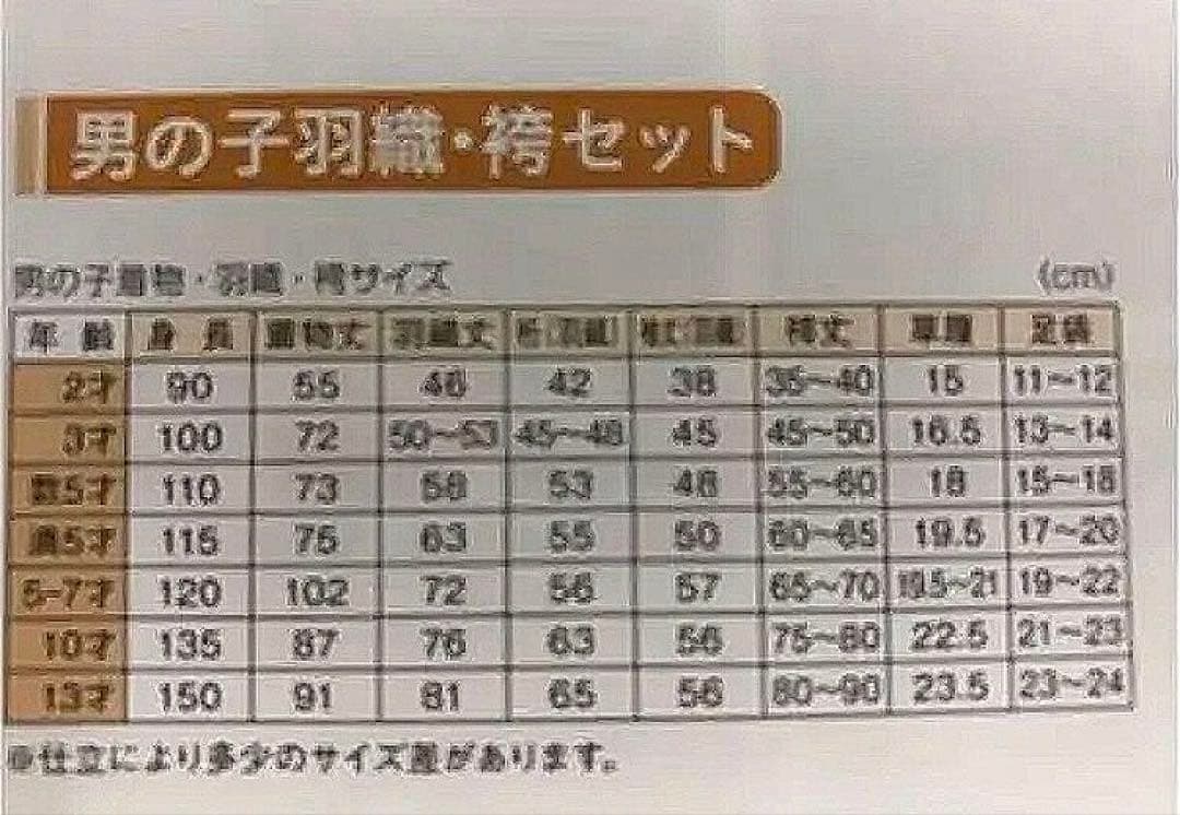 七五三男児　MIN28 黒＋MIN26白