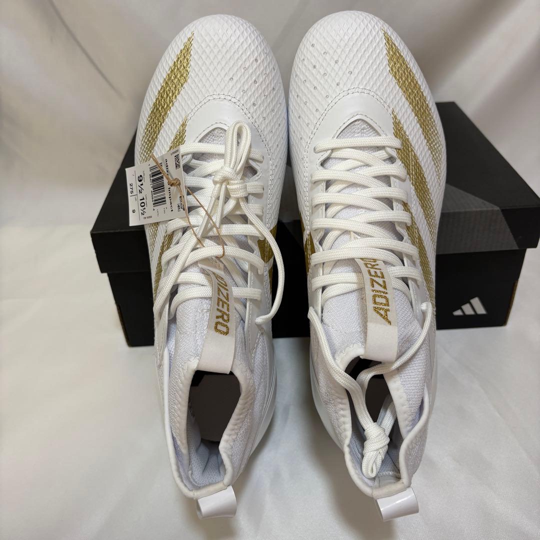 Adizero Impact Cleats　WHT/GLD　27.5㎝　C