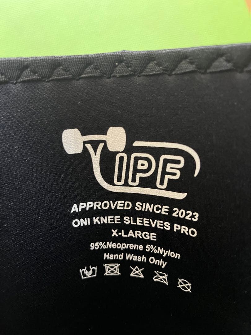【SS級】XL鬼プロニースリーブONI Knee Sleeves Pro