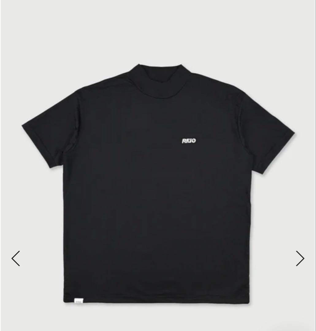 RFLG BACK LOGO MOCK NECK TEE Lサイズ　ブラック