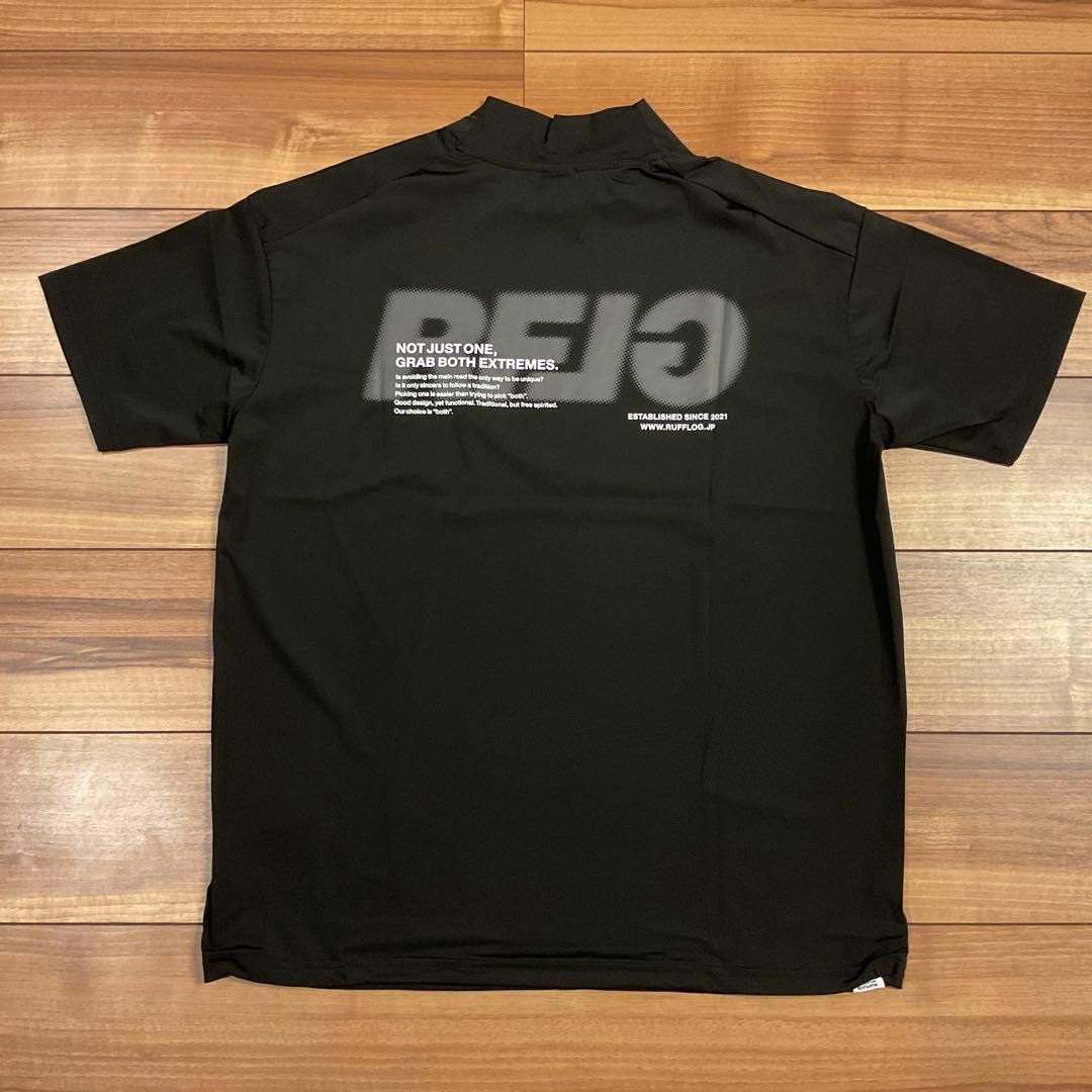 RFLG BACK LOGO MOCK NECK TEE Lサイズ　ブラック