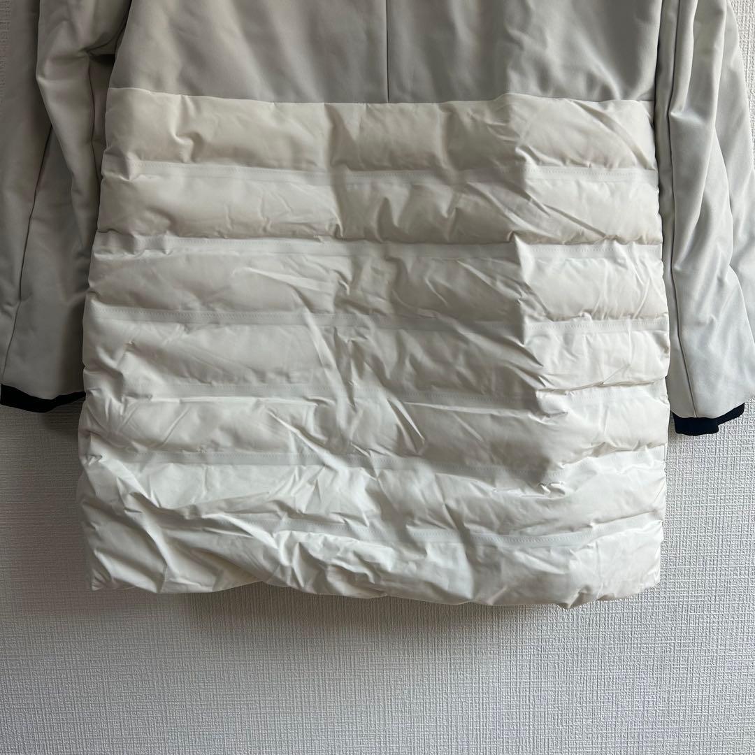 ICEPEAK ダウンコート 40 白 フード付 スノボー スキー ウエア