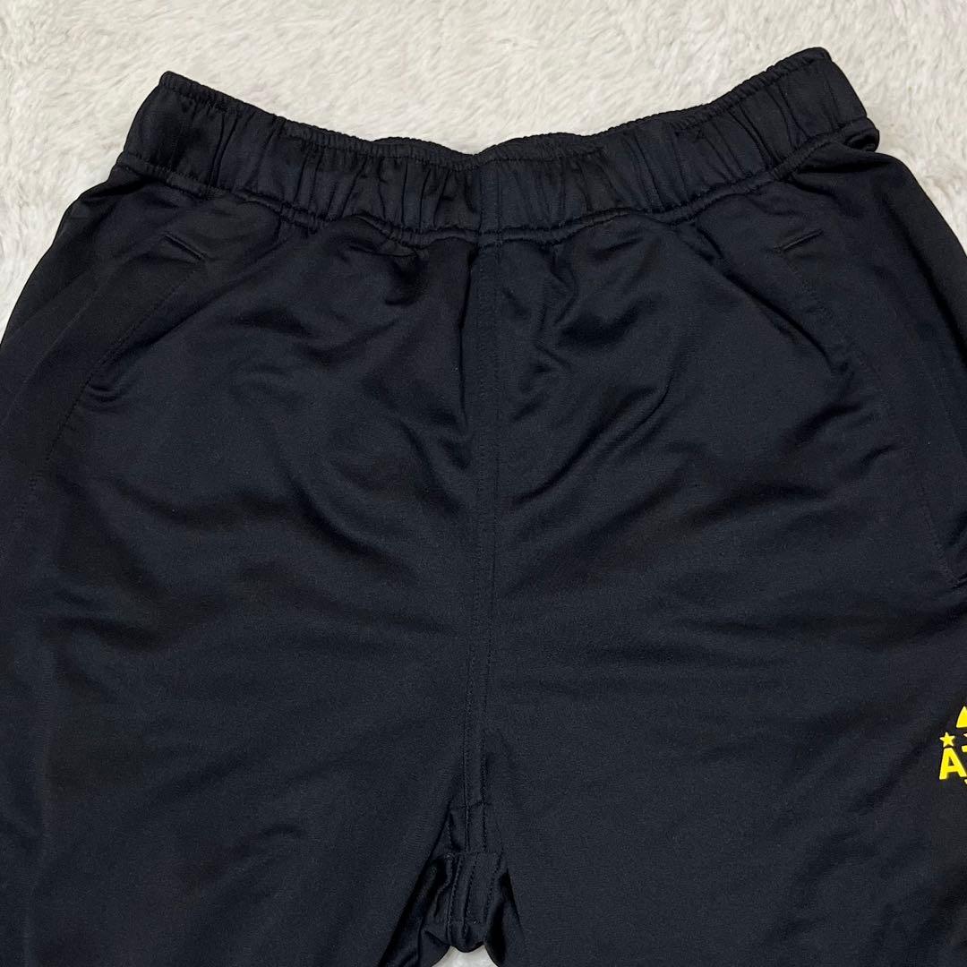 美品　アスレタ　ジャージ　セットアップ　長袖　長ズボン　黒　ブラック　ロゴ　S