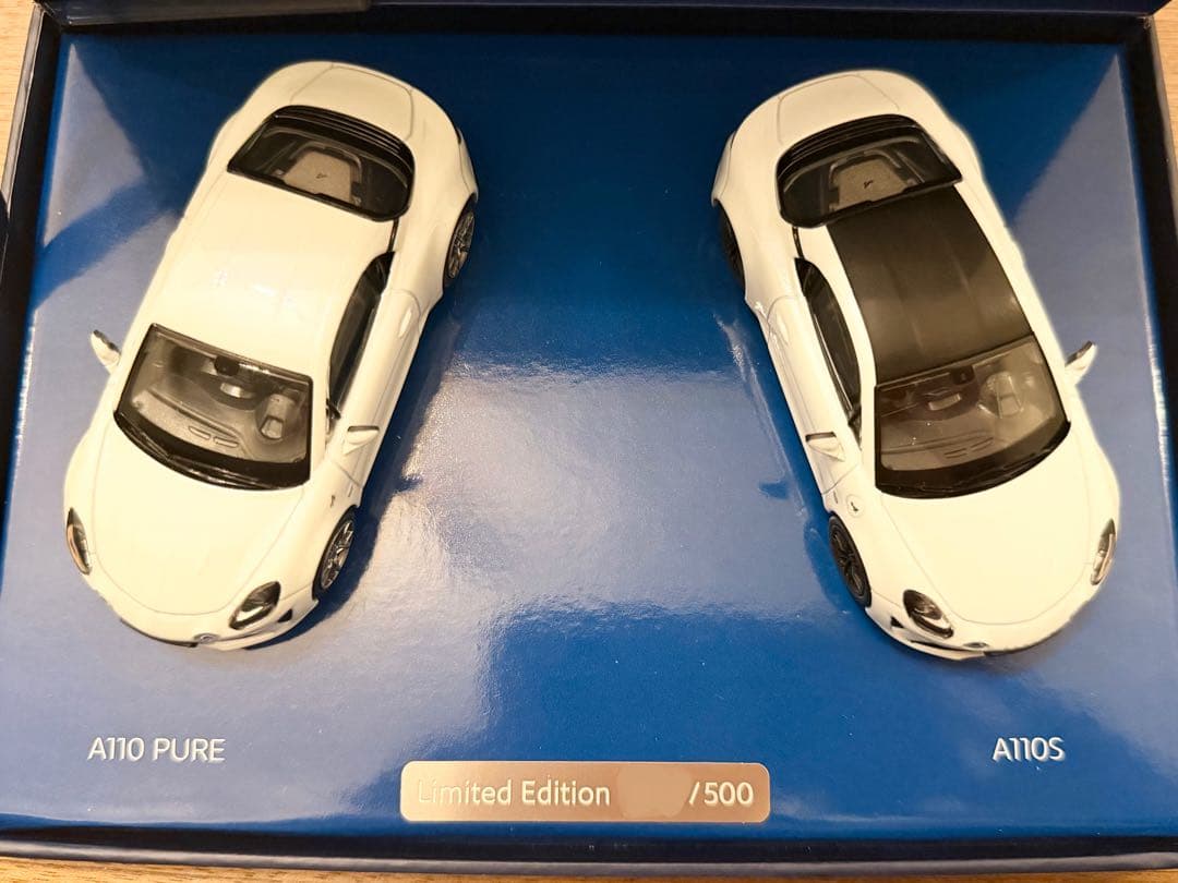 新古品 1/43 ノレブ アルピーヌA110 ピュア&S ホワイト 2台セット