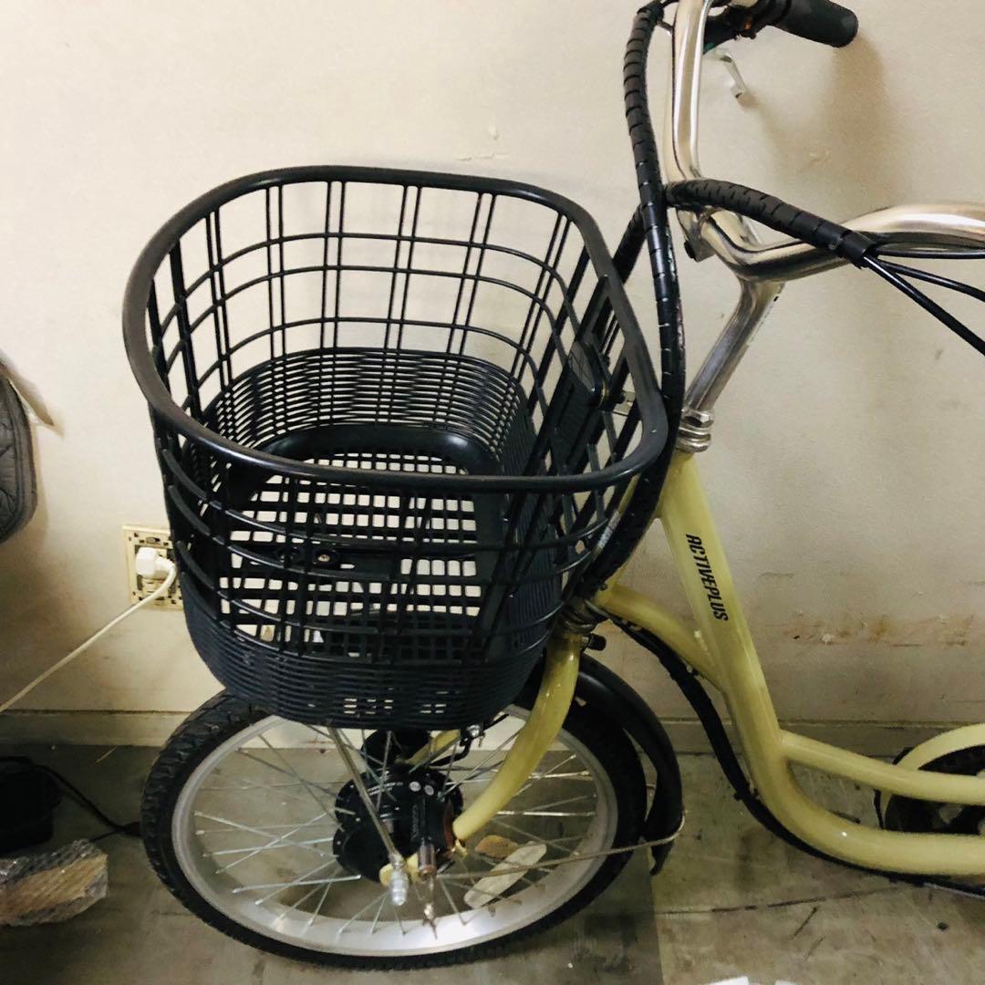 I79 極美品✨ACTIVEPLUS電動自転車 三輪 電動アシスト 充電器付き