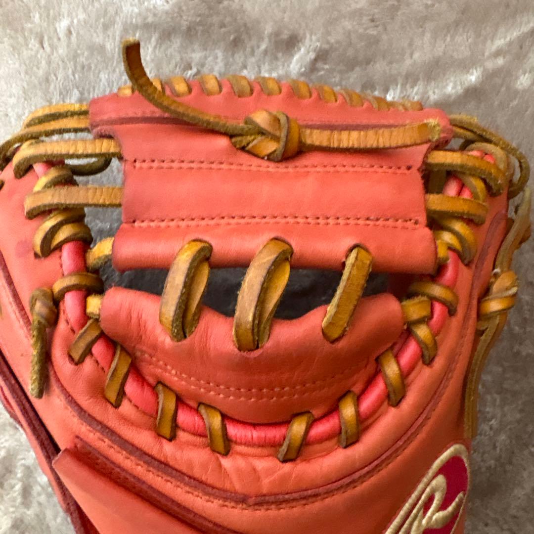 Rawlings 赤 軟式キャッチャーミット