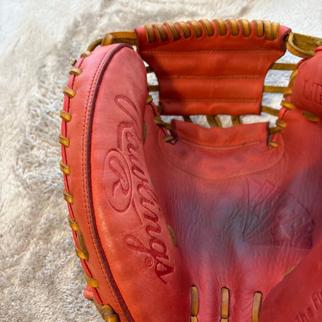 Rawlings 赤 軟式キャッチャーミット