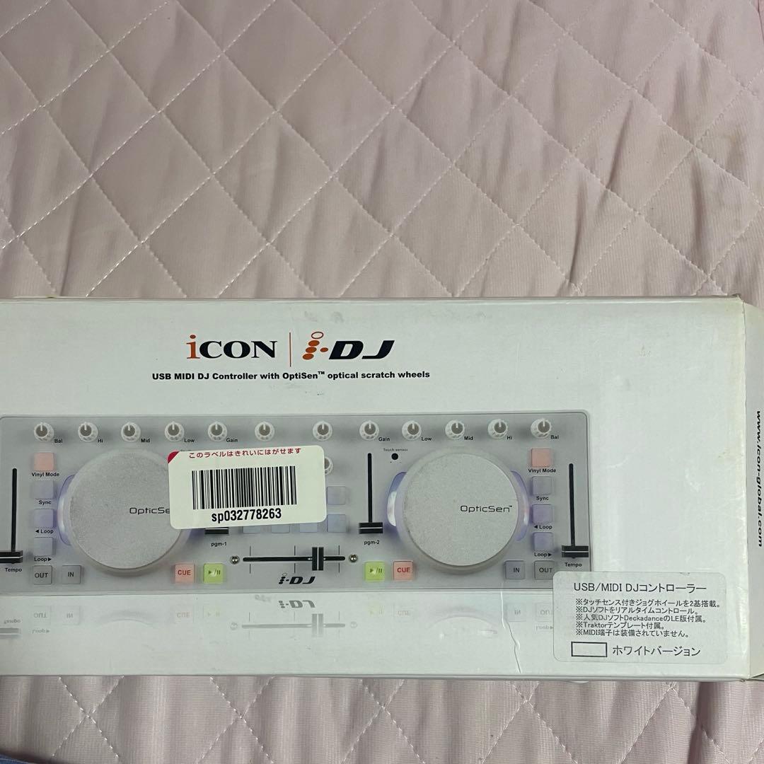 iCON i-DJ USB MIDI DJ コントローラー 箱付き ホワイト