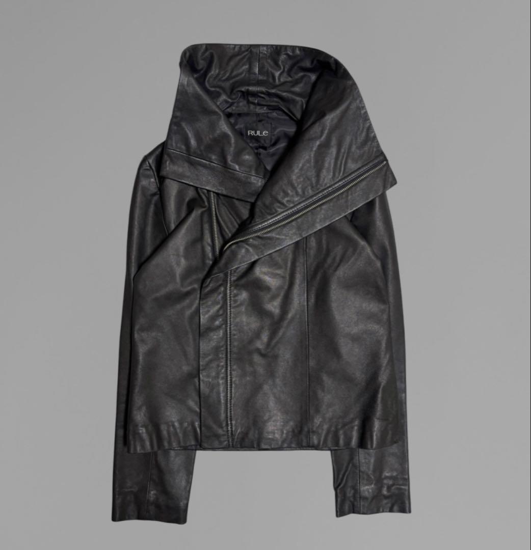 opium darkwear leather jacket archive V系