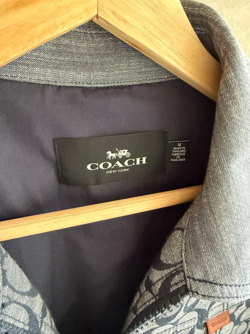 COACH ジップアップジャケット M グレー