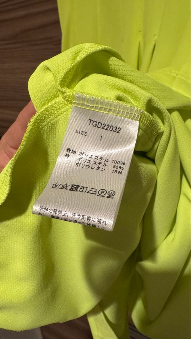 TMG ゴルフウェア ワンピース レディース ネオンイエロー