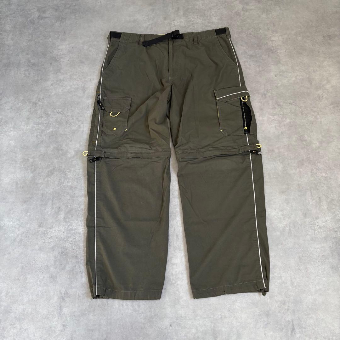 90s y2k RATON LAVEUR 2way ギミック パンツ 極太 L