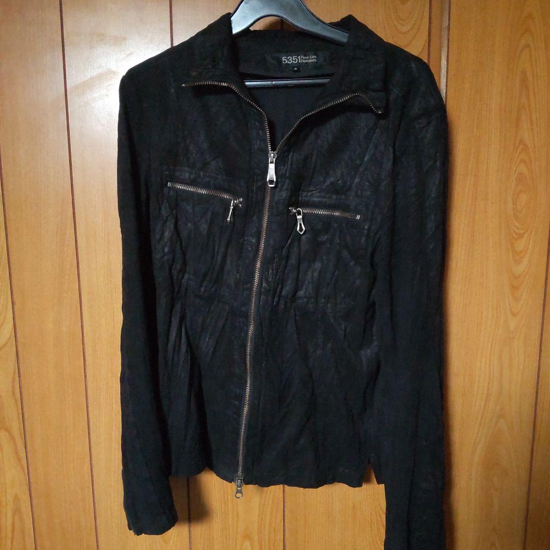 5351 ライダースシワ加工 ジャケット
