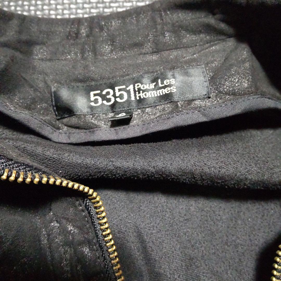 5351 ライダースシワ加工 ジャケット