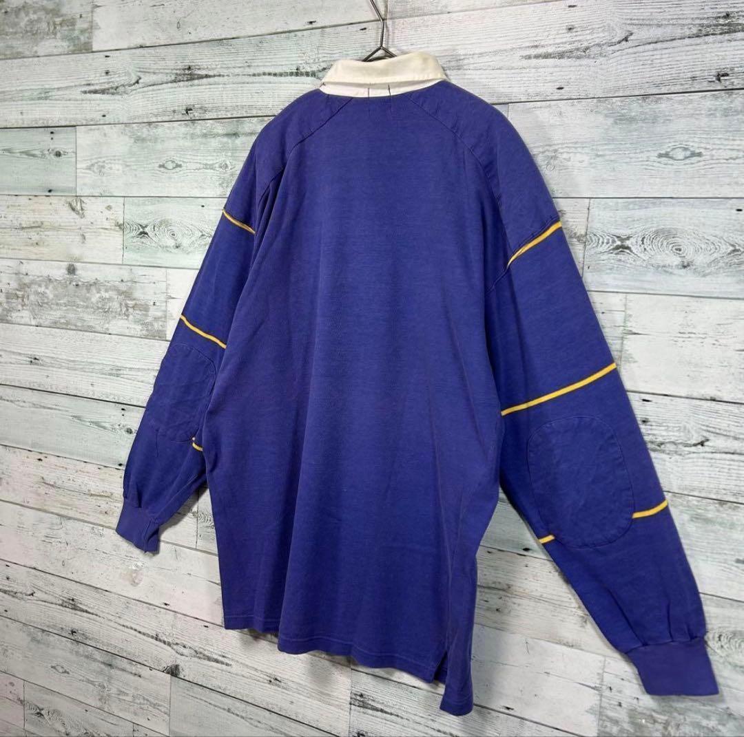 90s OLD GAP オールドギャップ ラガーシャツ M 肘パッド