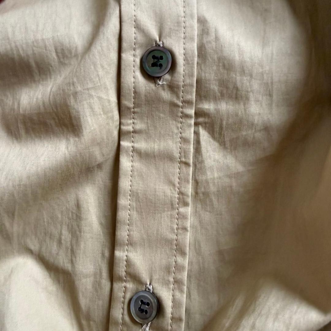 《美品★》23区　23SS　洗えるコットンツイルシャツワンピース　ニジュウサンク