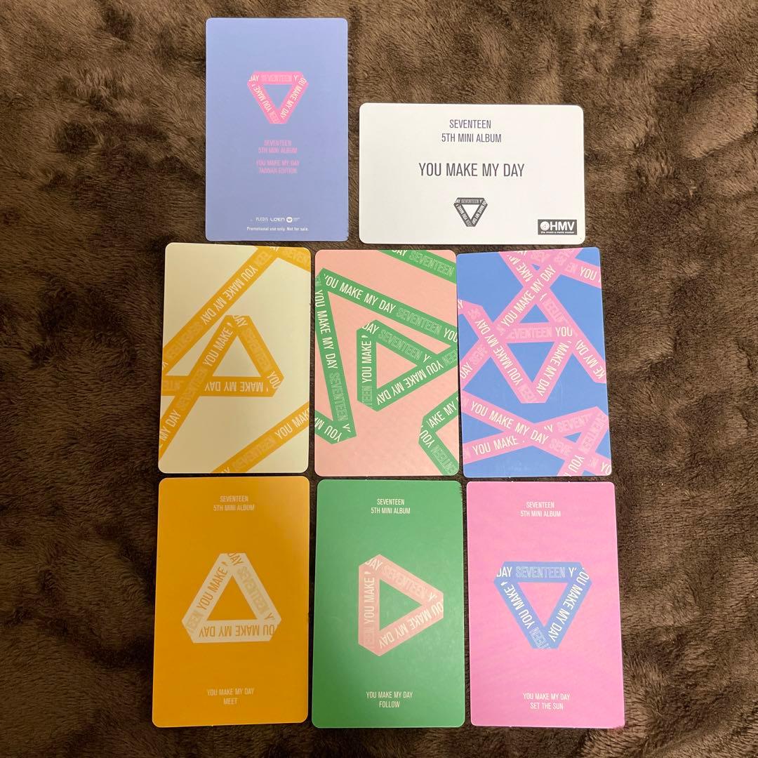 SEVENTEEN yov make my day 台湾　ジュン　HMV トレカ