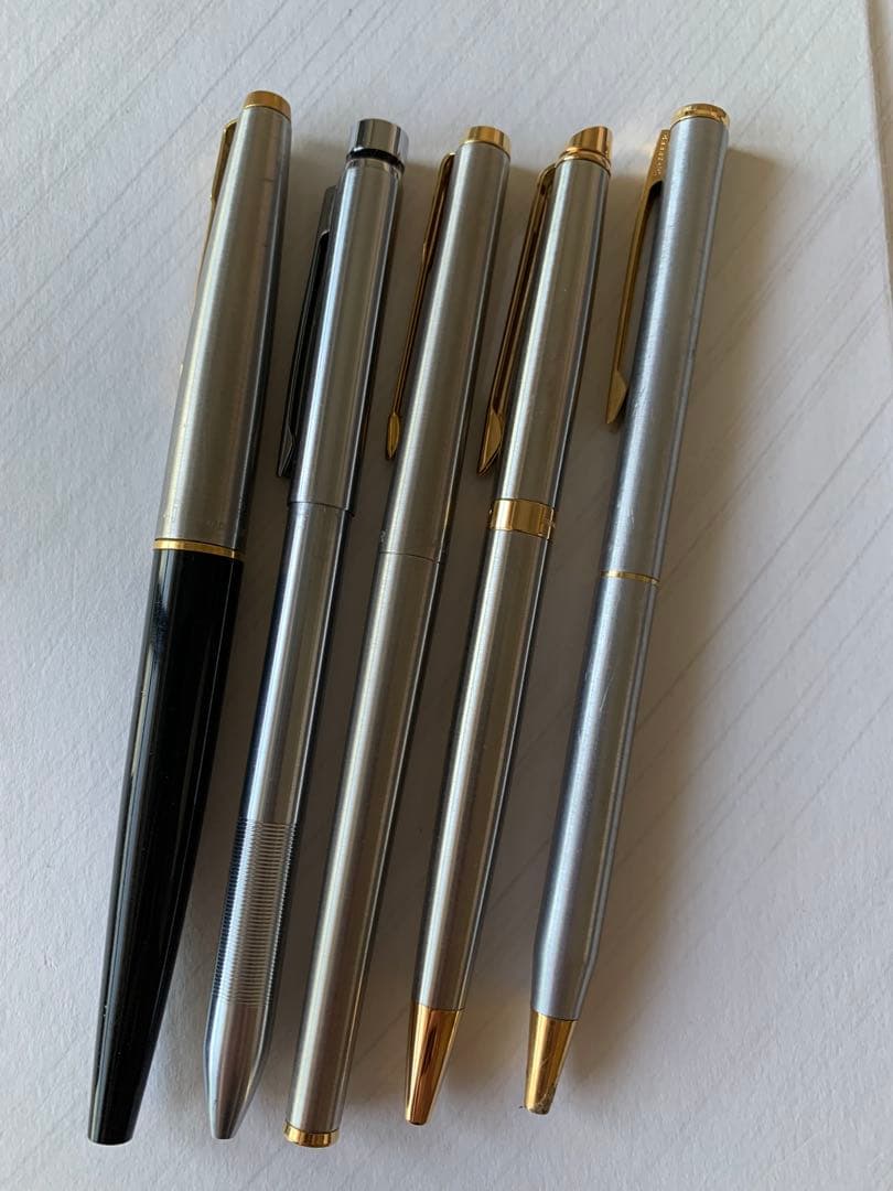 Parker 180 ほか 万年筆 5本まとめ ジャンク扱い