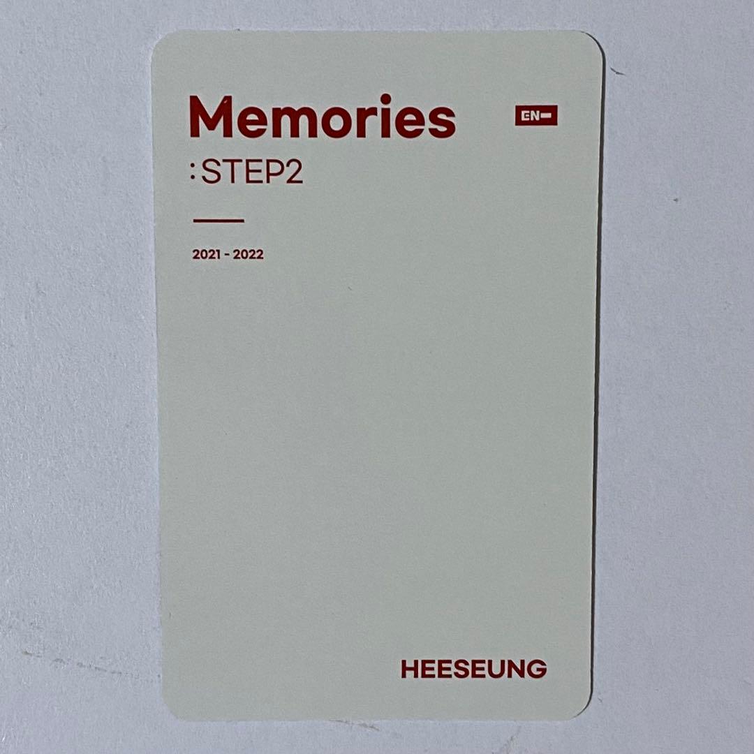 ENHYPEN Memories : STEP 2 DVD トレカ ヒスン