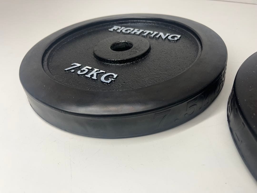 FIGHTING ROAD 7.5kg 2枚 ダンベル プレート ラバー付き